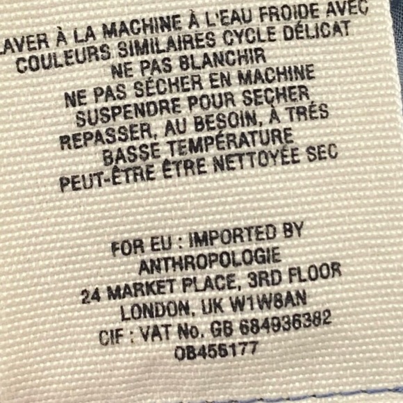 EUC Anthropologie HEI HEI Melita embroidered jacket size M, with POCKETS! - Picture 8 of 8